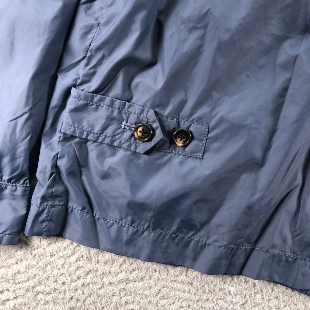 J Mclaughlin Jacket Mens Large Blue Bomber Lightweight Windbreaker Full Zip Fall